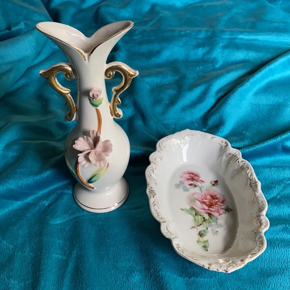Vintage Vase and Vintage Trinket Dish - Picture 9 of 9